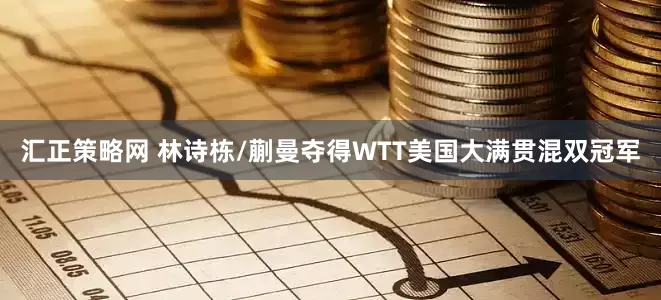 汇正策略网 林诗栋/蒯曼夺得WTT美国大满贯混双冠军